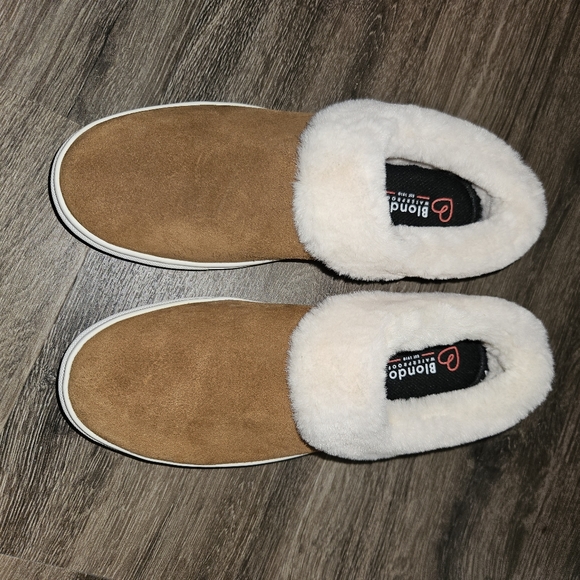 Blondo Suri Comfy Fur-lined Waterproof Slip-on Platform Boho Clog Shoes Size 8 - Picture 2 of 5